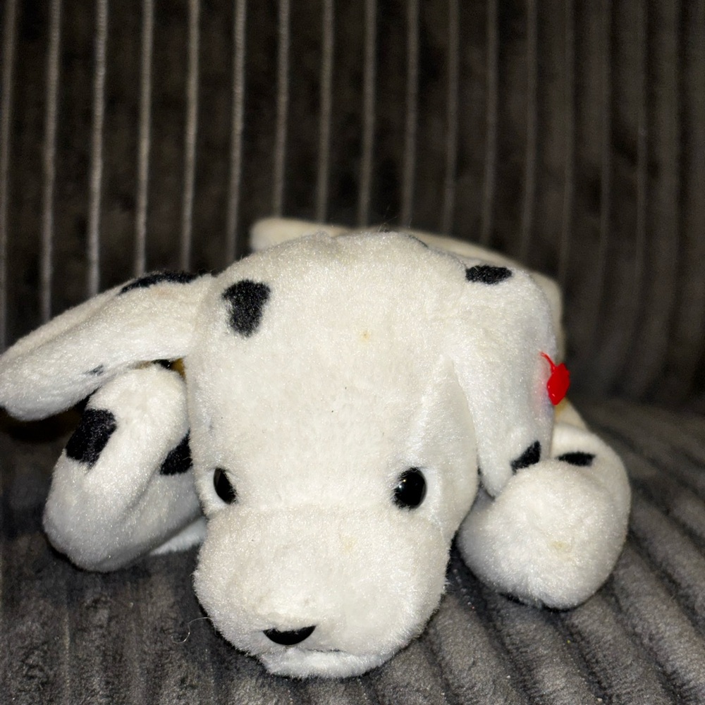 Ty  Sparky Dalmatian Plush Dog Toy - Retired